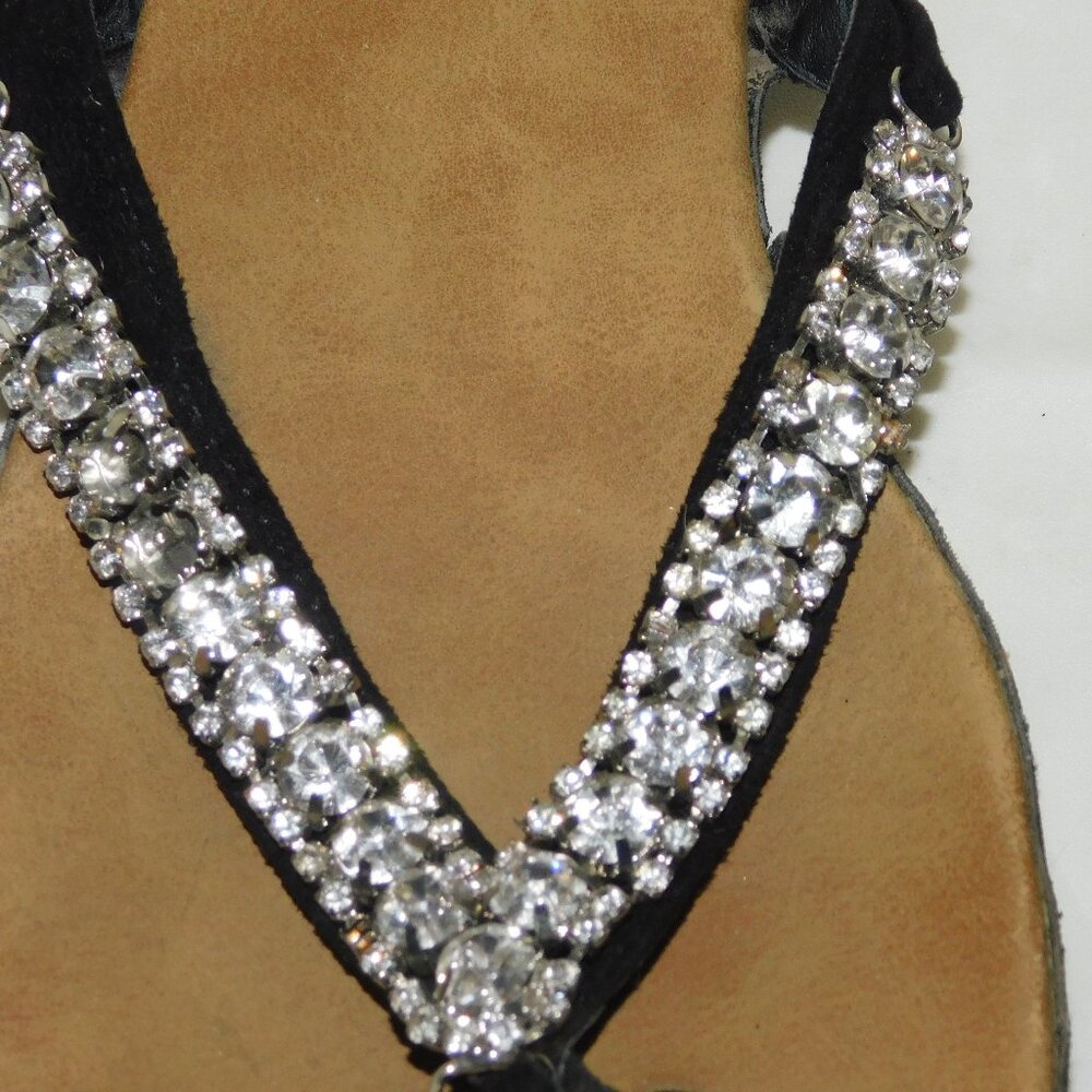 Volatile Flip Flop Bling Rhinestone Sandals - Picture 3 of 9